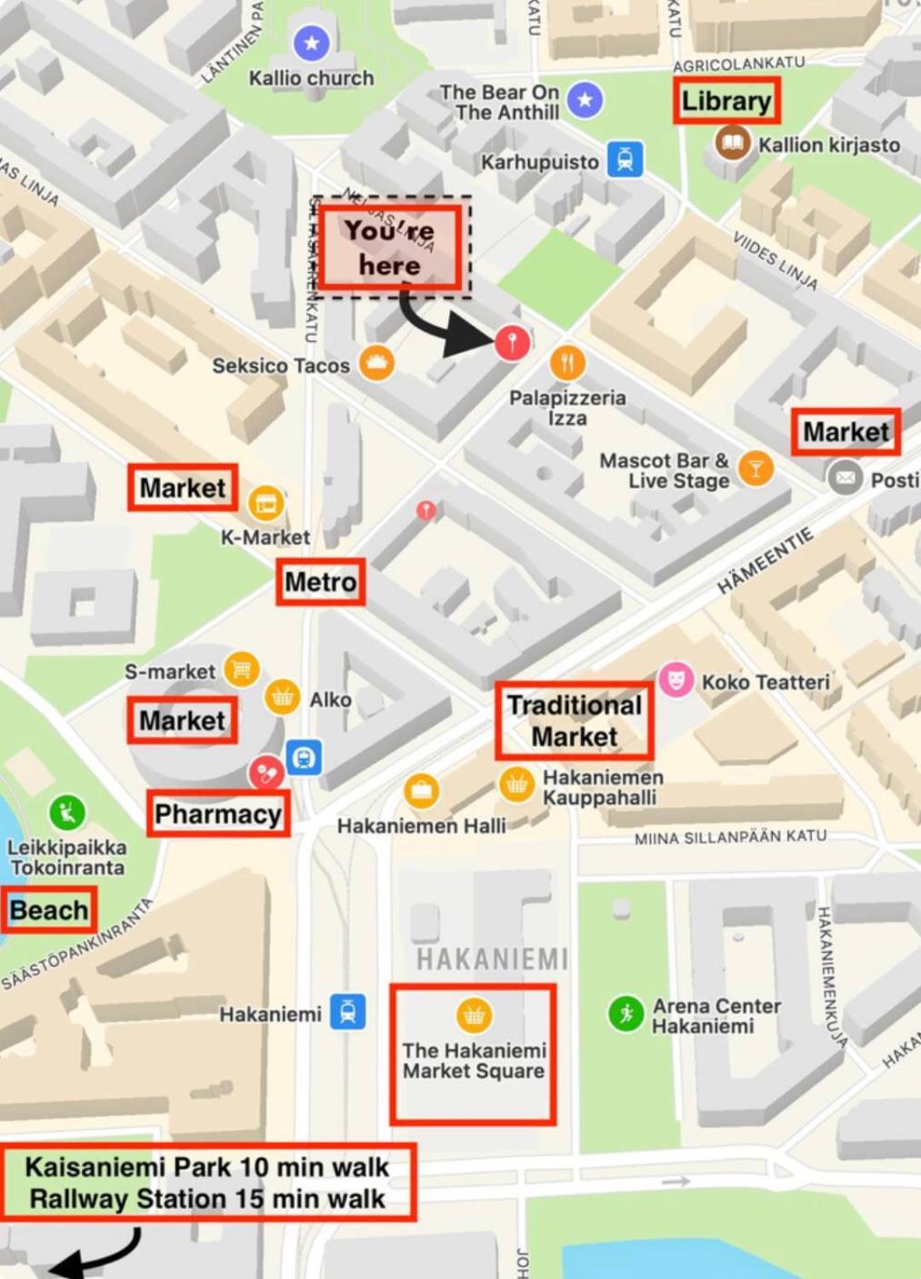 Modern Apartment Urban Tranquil, Great Location And Transport Connections Helsinki Eksteriør billede